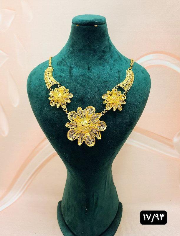 گردنبند طرح خاص و لاکچری نقره