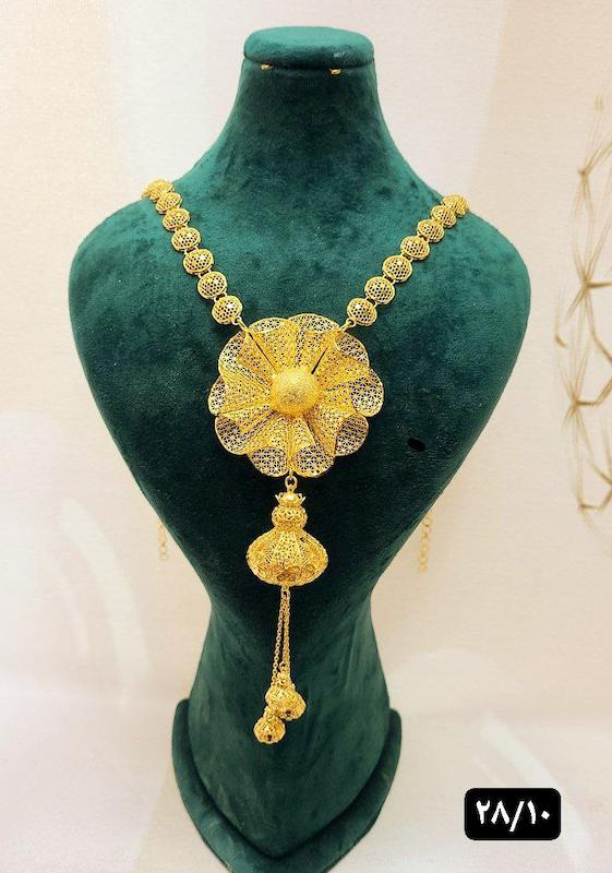 گردنبند نقره نمادار بلند