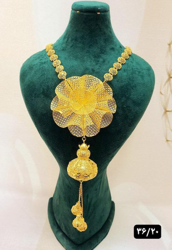 گردنبند نقره نمادار بلند