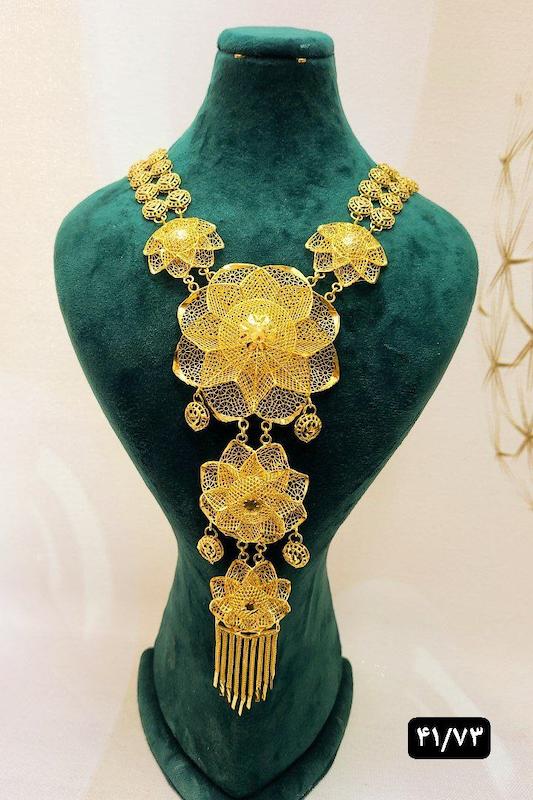 گردنبند نقره نمادار بلند