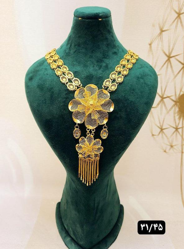 گردنبند نقره نمادار بلند