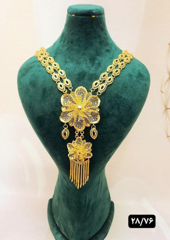 گردنبند نقره نمادار بلند