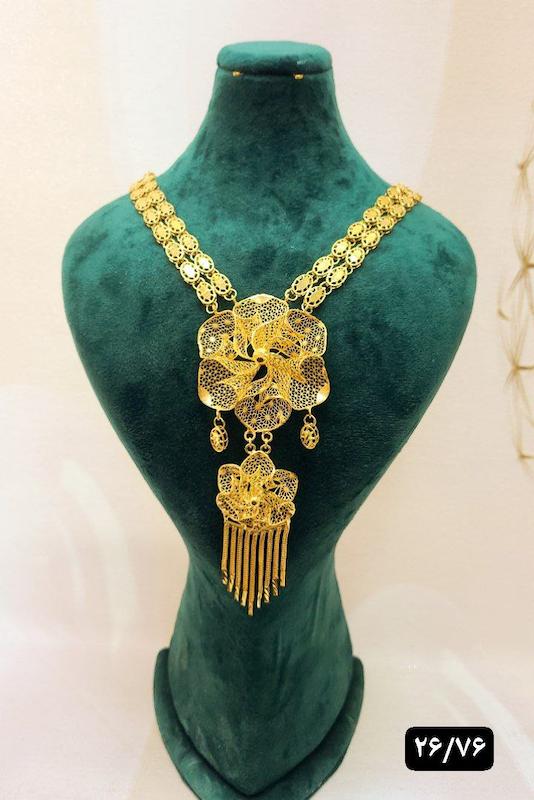 گردنبند نقره نمادار بلند