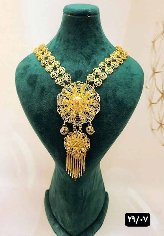 گردنبند نقره نمادار بلند