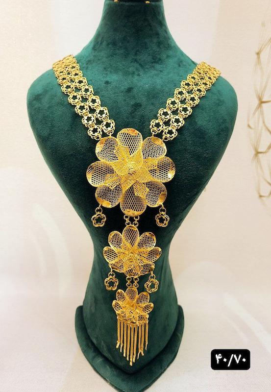 گردنبند نقره نمادار بلند