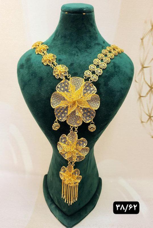 گردنبند نقره نمادار بلند