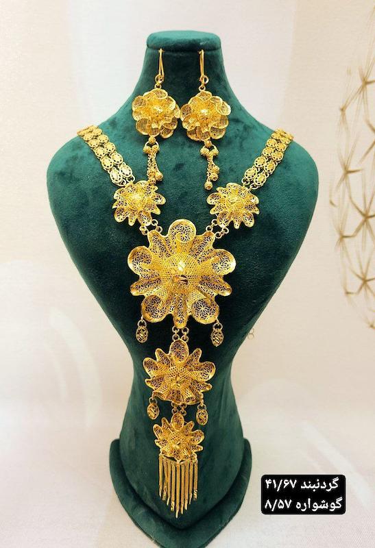 گردنبند نقره نمادار بلند