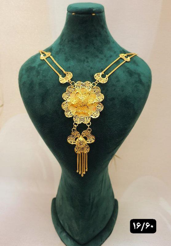 گردنبند نقره نمادار بلند