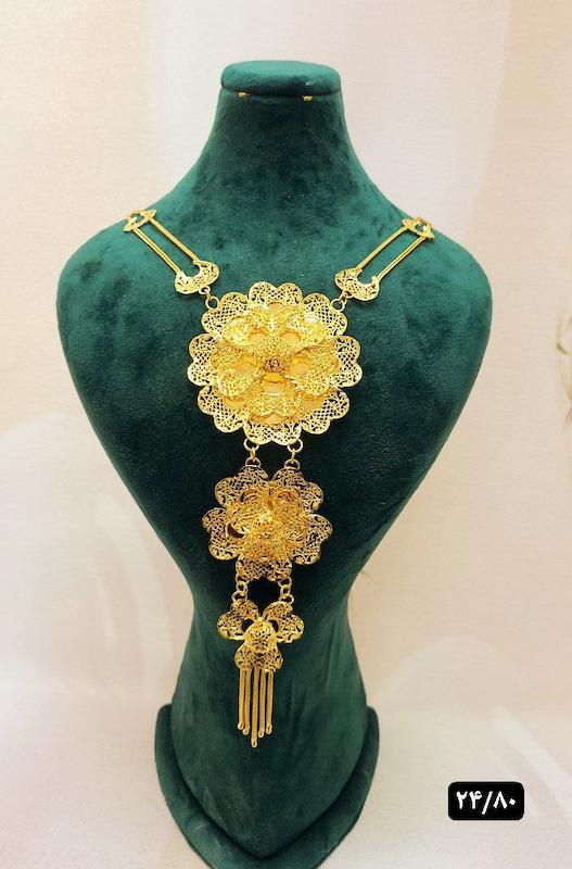 گردنبند نقره نمادار بلند