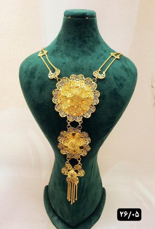 گردنبند نقره نمادار بلند