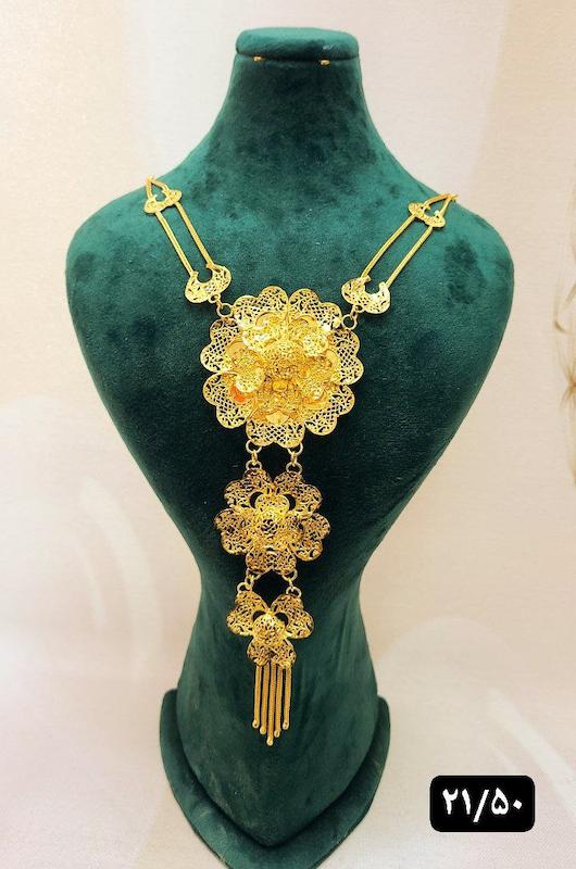 گردنبند نقره نمادار بلند