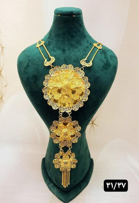 گردنبند نقره نمادار بلند