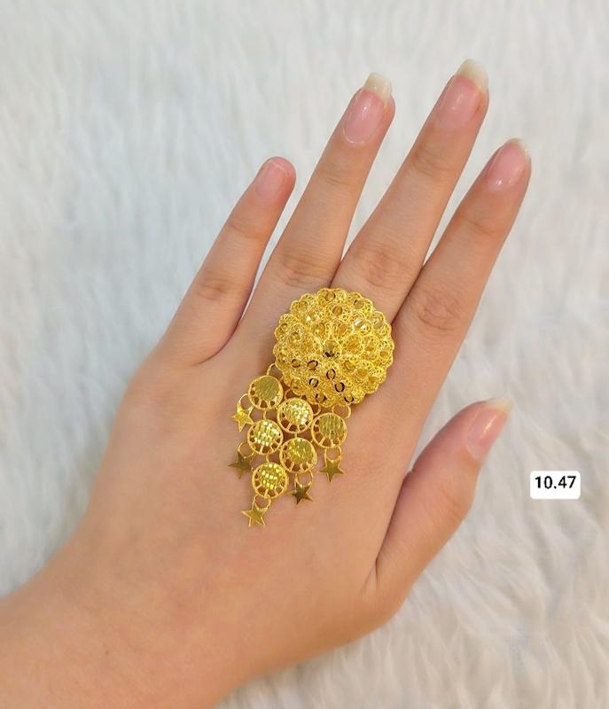 انگشتر دنباله دار نقره