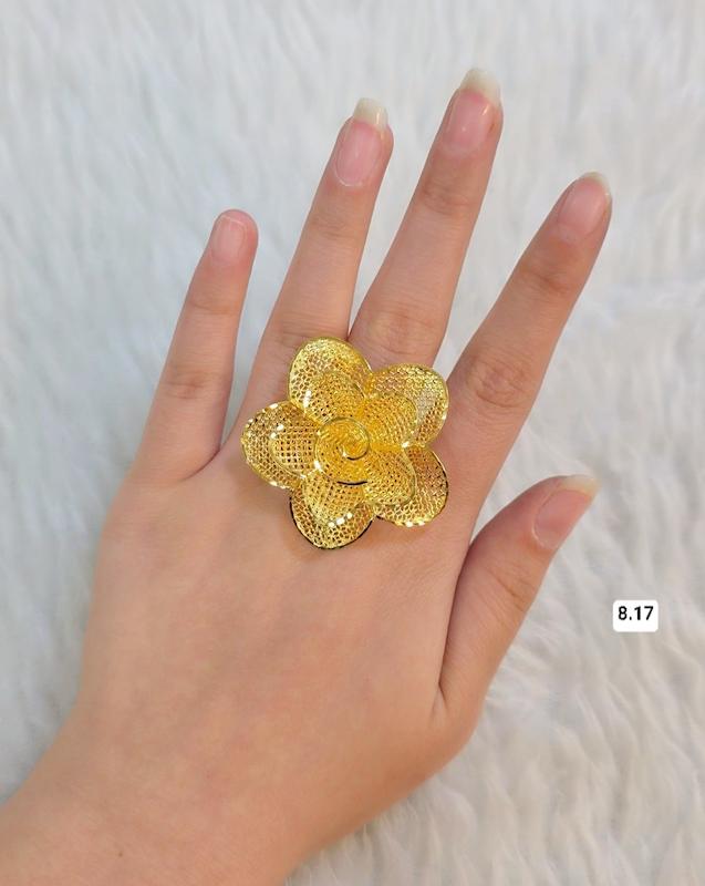 انگشتر گل رز نقره