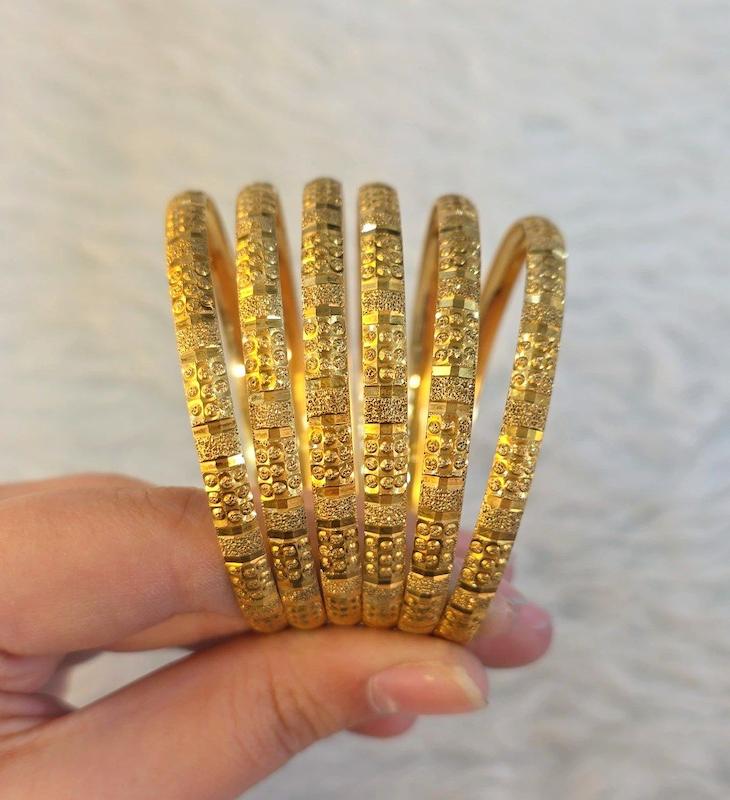 النگو نقره ظریف ابکاری طلا 