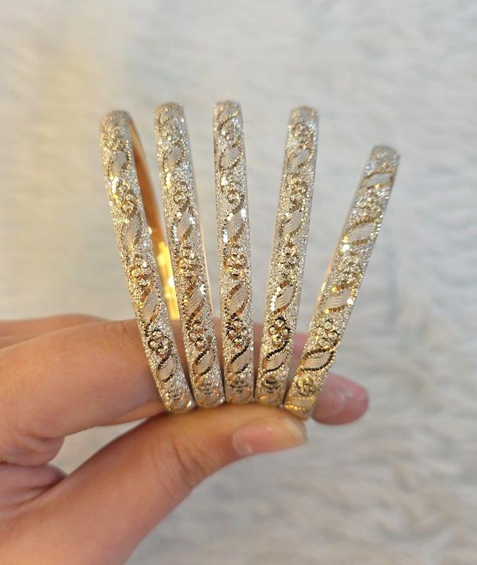 النگو نقره ظریف ابکاری طلا