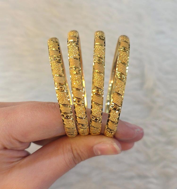 النگو نقره ظریف ابکاری طلا 