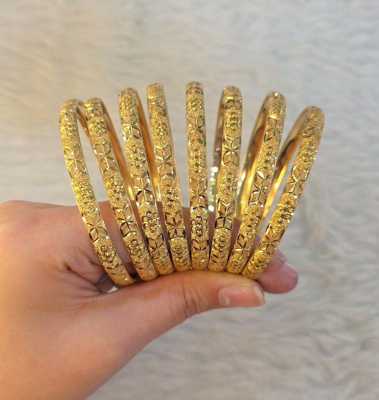 النگو نقره ظریف ابکاری طلا 