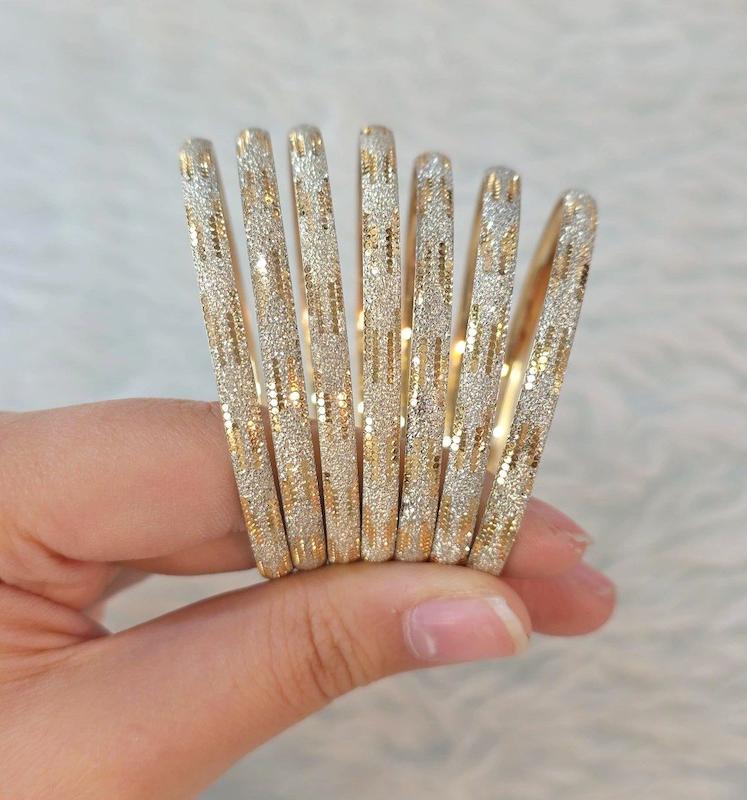 النگو نقره ظریف ابکاری طلا 