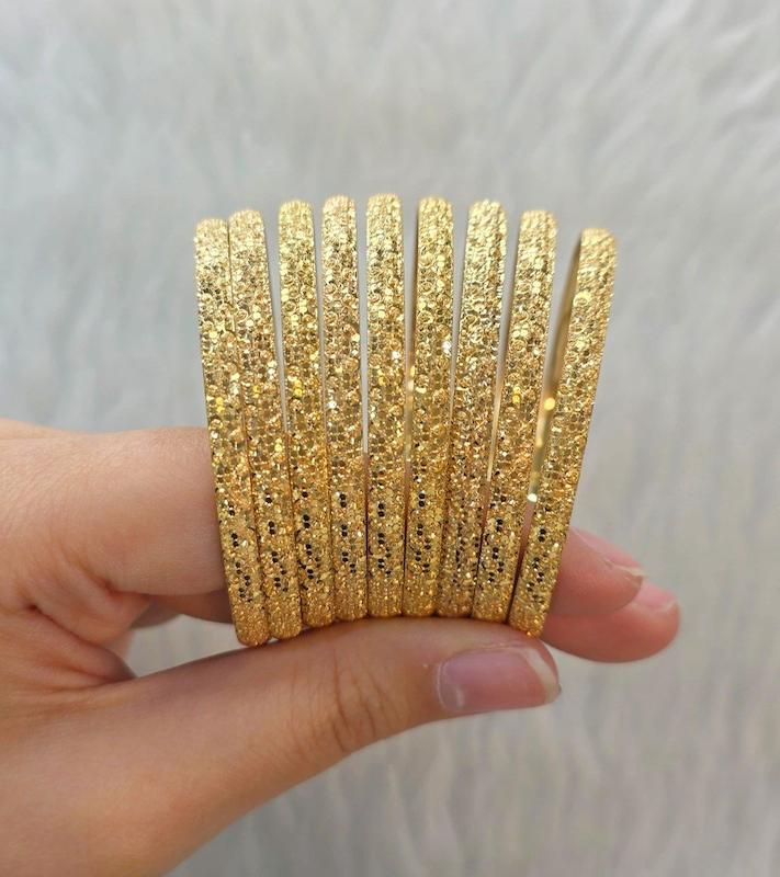 النگو نقره ظریف ابکاری طلا 