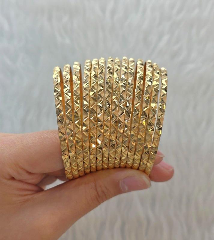 النگو نقره ظریف ابکاری طلا