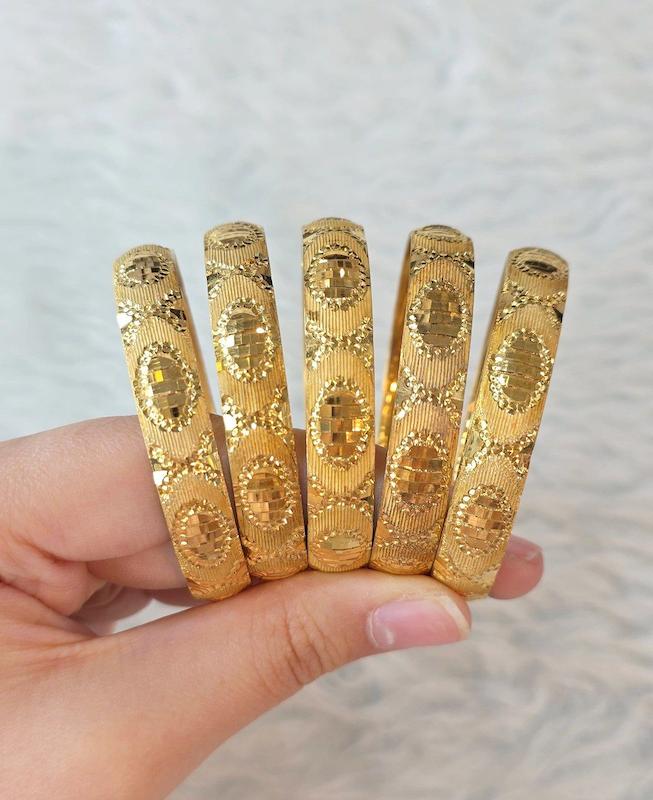 النگو نقره ظریف ابکاری طلا 