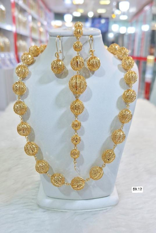 گردنبند لوستری نقره ابکاری طلا