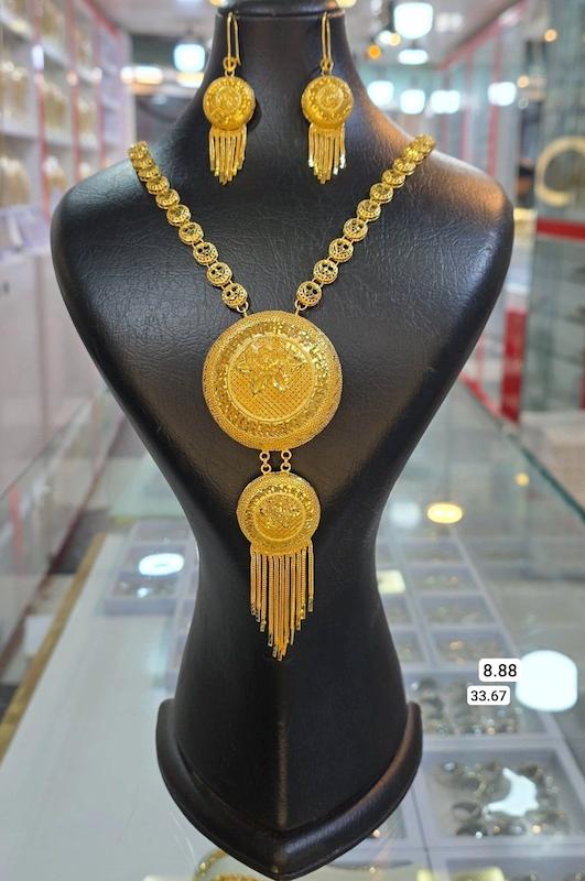 گردنبند نقره نمادار بلند