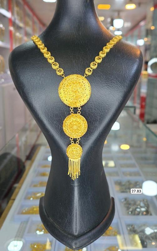 گردنبند نقره نمادار بلند