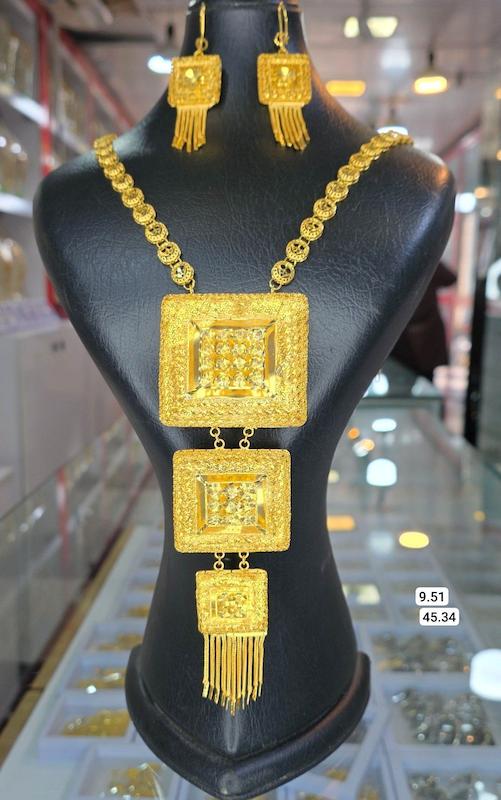 گردنبند نقره نمادار بلند