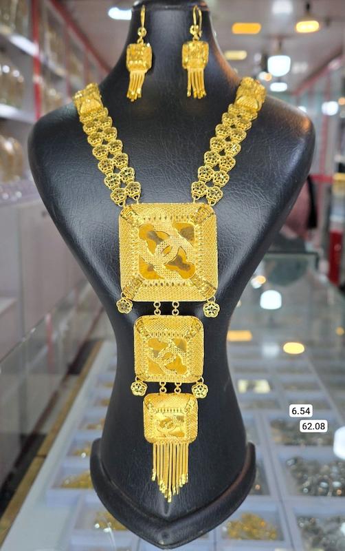 گردنبند نقره نمادار بلند