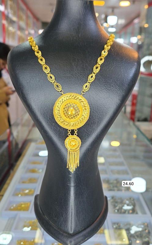 گردنبند نقره نمادار بلند