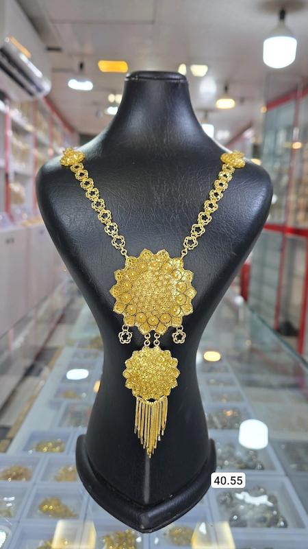 گردنبند نقره نمادار بلند