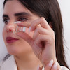 گوشواره نقره زنانه آویزی مستطیلی پرنس 100150082