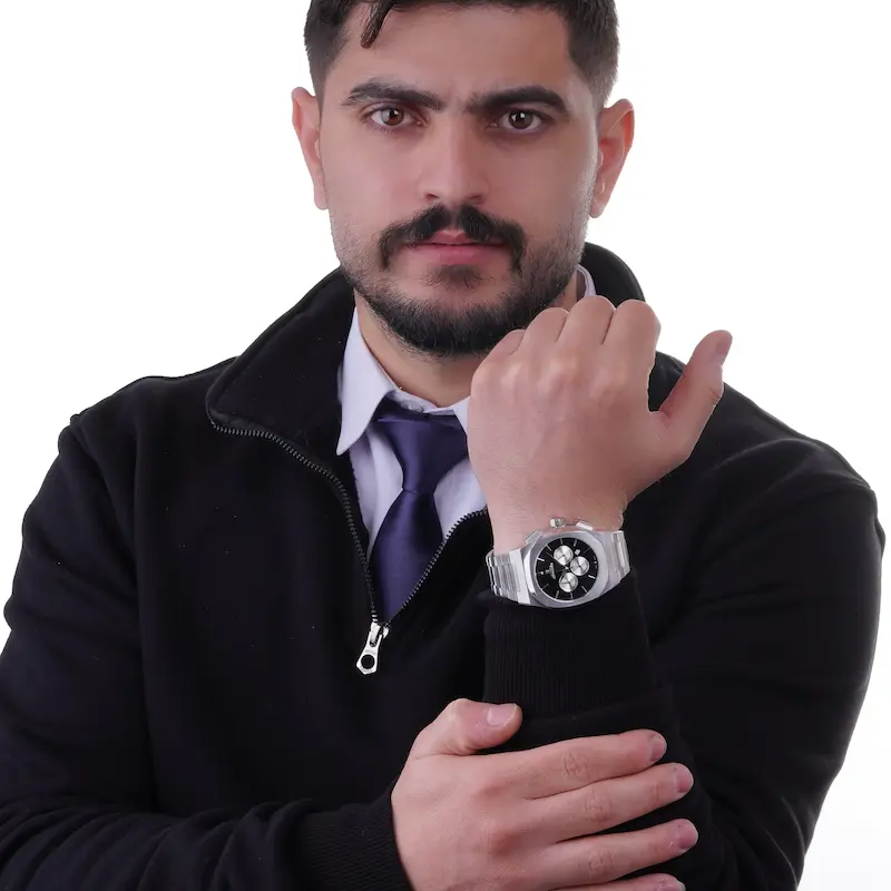 ساعت مردانه, نیوادا, nevada watch, ساعت سه موتوره, ساعت استیل, ساعت رسمی, ساعت کلاسیک مردانه, هدیه مردانه