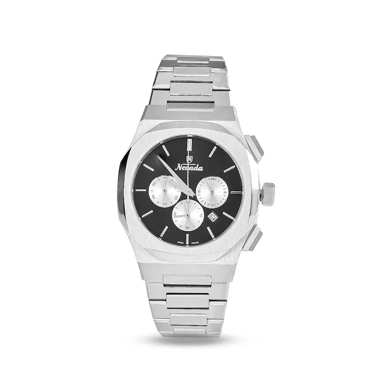 ساعت مردانه, نیوادا, nevada watch, ساعت سه موتوره, ساعت استیل, ساعت رسمی, ساعت کلاسیک مردانه, هدیه مردانه
