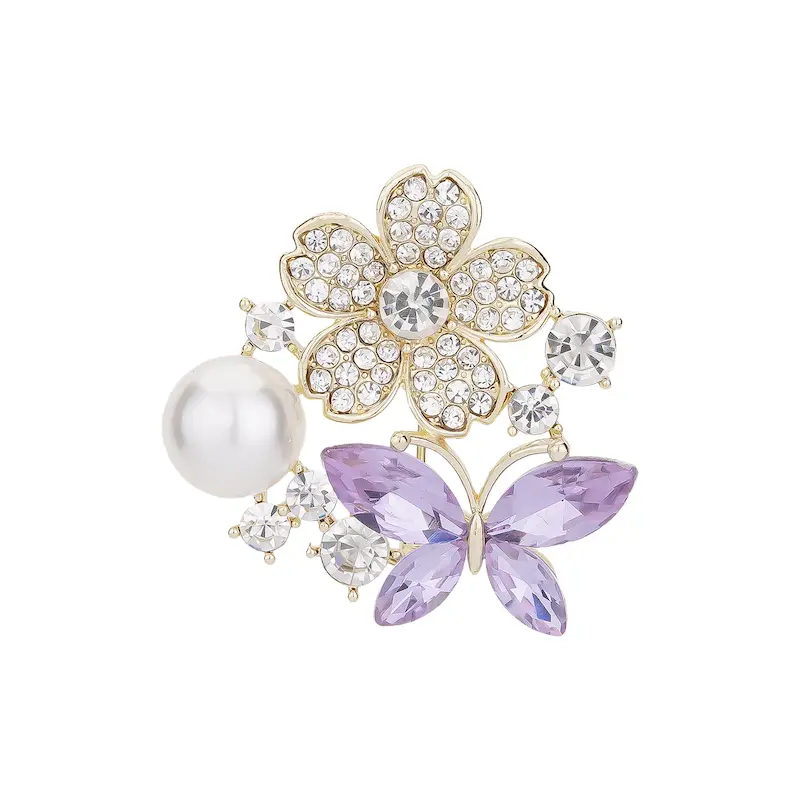 گل سینه, بروچ زنانه, نقرینه, اکسسوری زنانه, گل سینه مجلسی, گل سینه طلایی, گل سینه نگین دار, هدیه زنانه, استایل مجلسی