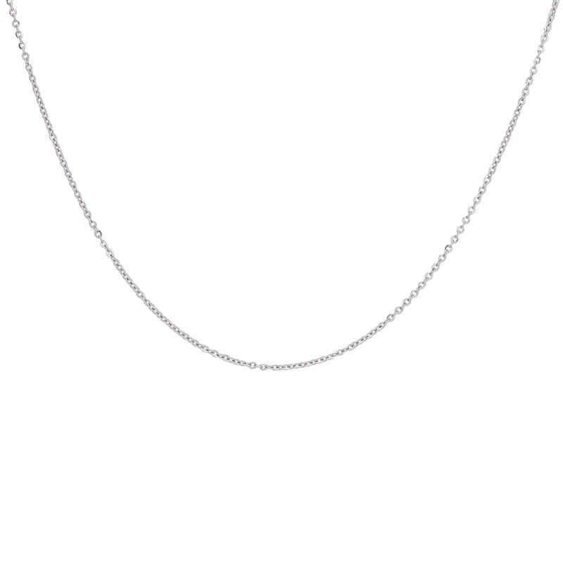 گردنبند زنانه, زنجیر سیلور, نقرینه, گردنی ظریف, اکسسوری زنانه, استایل مینیمال, هدیه زنانه