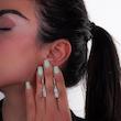گوشواره نقره زنانه نگین‌دار شمیم سیلور 100001592