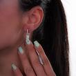 گوشواره نقره طرح باگت شميم سيلور 100001544