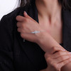 سرویس نقره زنانه با نگین زیرکونیا شمیم سیلور 1015113