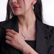 سرویس نقره زنانه طرح پر نگین زیرکونیا 1015102
