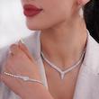 سرویس نقره شمیم سیلور با نگین زیرکونیا 101569
