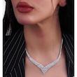 گردنی نقره لوکس زنانه شمیم‌سیلور 1000015131