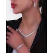سرویس نقره زنانه طرح شاخه الماسی شمیم سیلور 101563