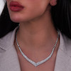 سرویس نقره زنانه طرح شاخه الماسی شمیم سیلور 101563