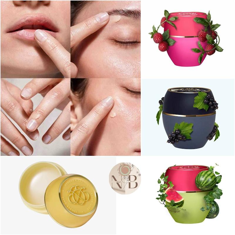 تندرکر بالم محافظت کننده و تثبیت کننده با روغن دانه توت سیاه کد 36151 - رزبری کد 36152 - پشن فروت کد 36153 - هندوانه کد 44398 
