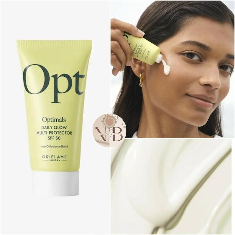 کرم ضدآفتاب دیلی گلو شیلد محافظ روزانه صورت اپتیمالز SPF50 - کد 45292