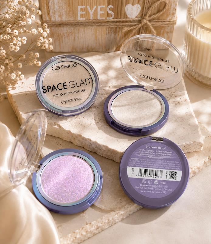 هایلایتر هولوگرافیک کاتریس مدل اسپیس گلم Space Glam Holo - شماره 010 - حجم : 4.6 گرم