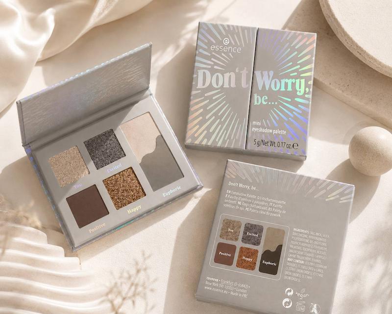 پالت سایه پودری چشم مینی اسنس 6 رنگ مات و متالیک Essence Don't Worry, Be 